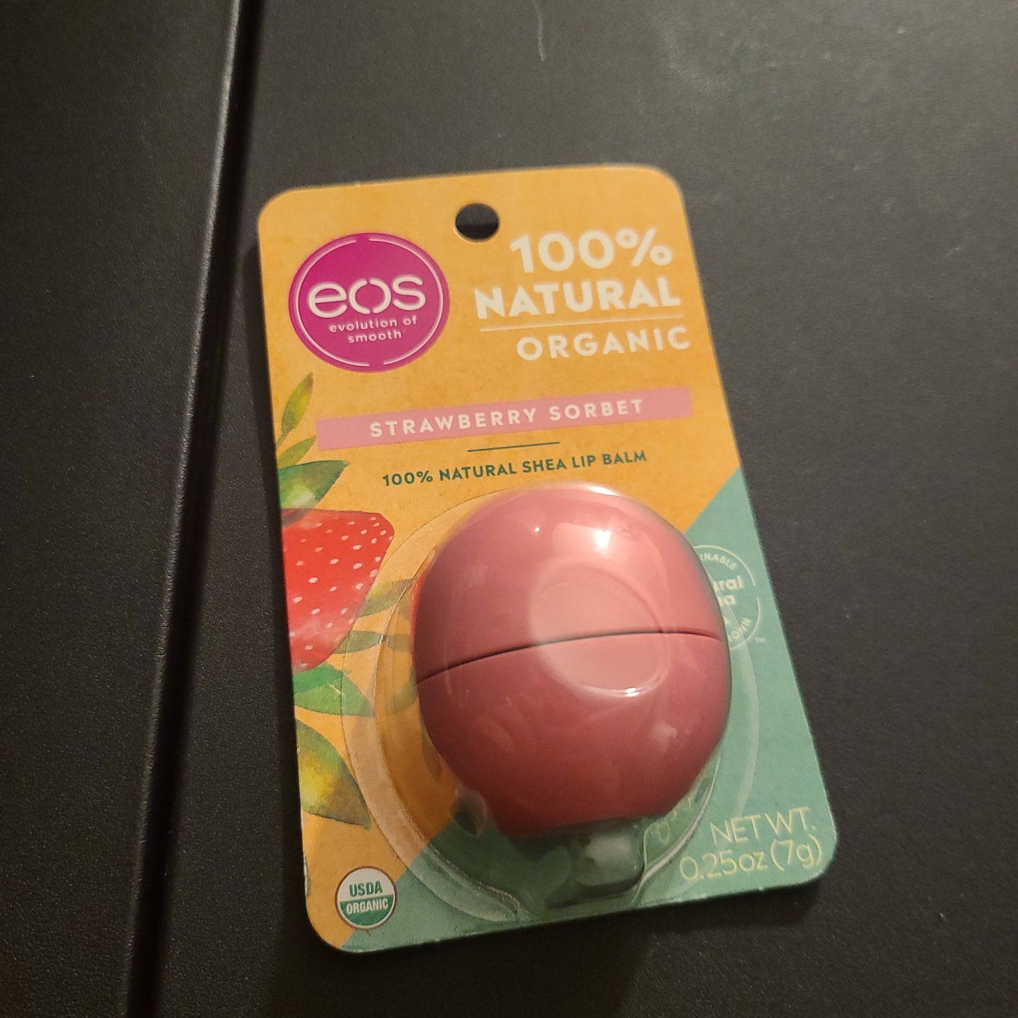 Eos strawberry sorbet lip blam