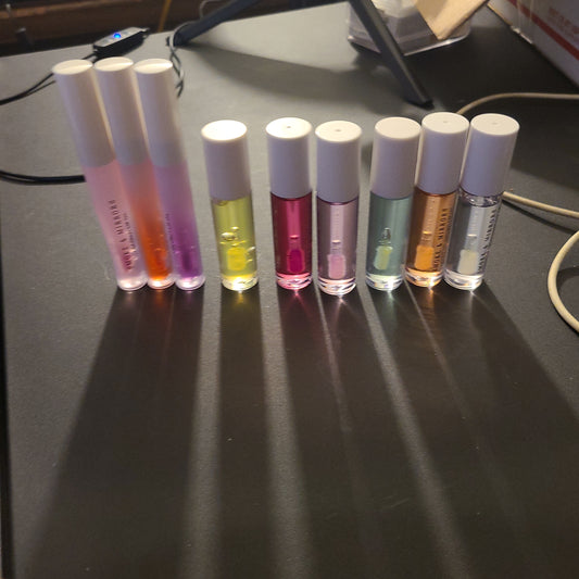 Smoke&Mirrors coconut and Hibiscus lip oils