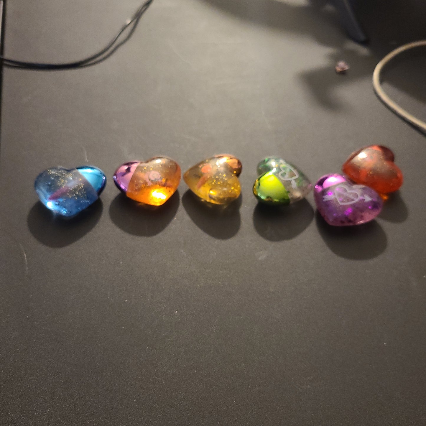 Heart lip oils