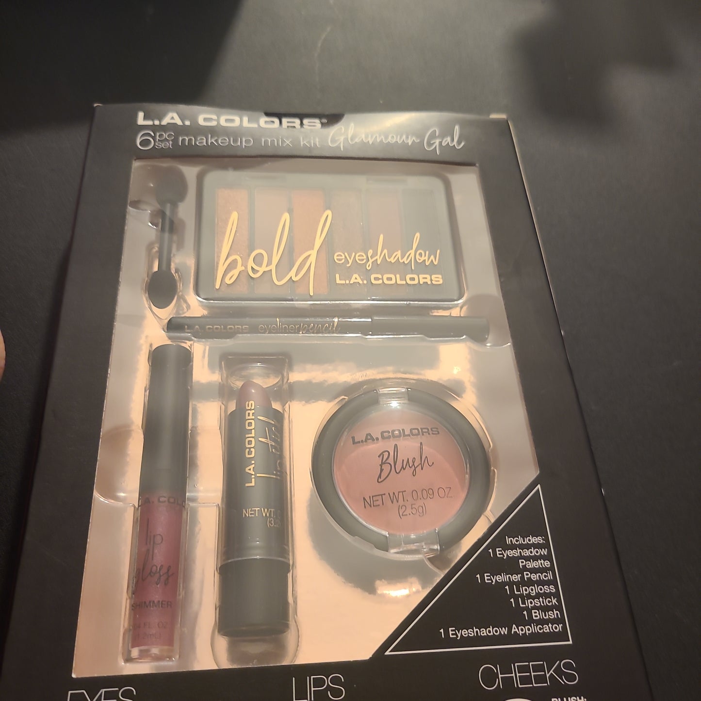 L.A colors 6pc set makeup mix kit