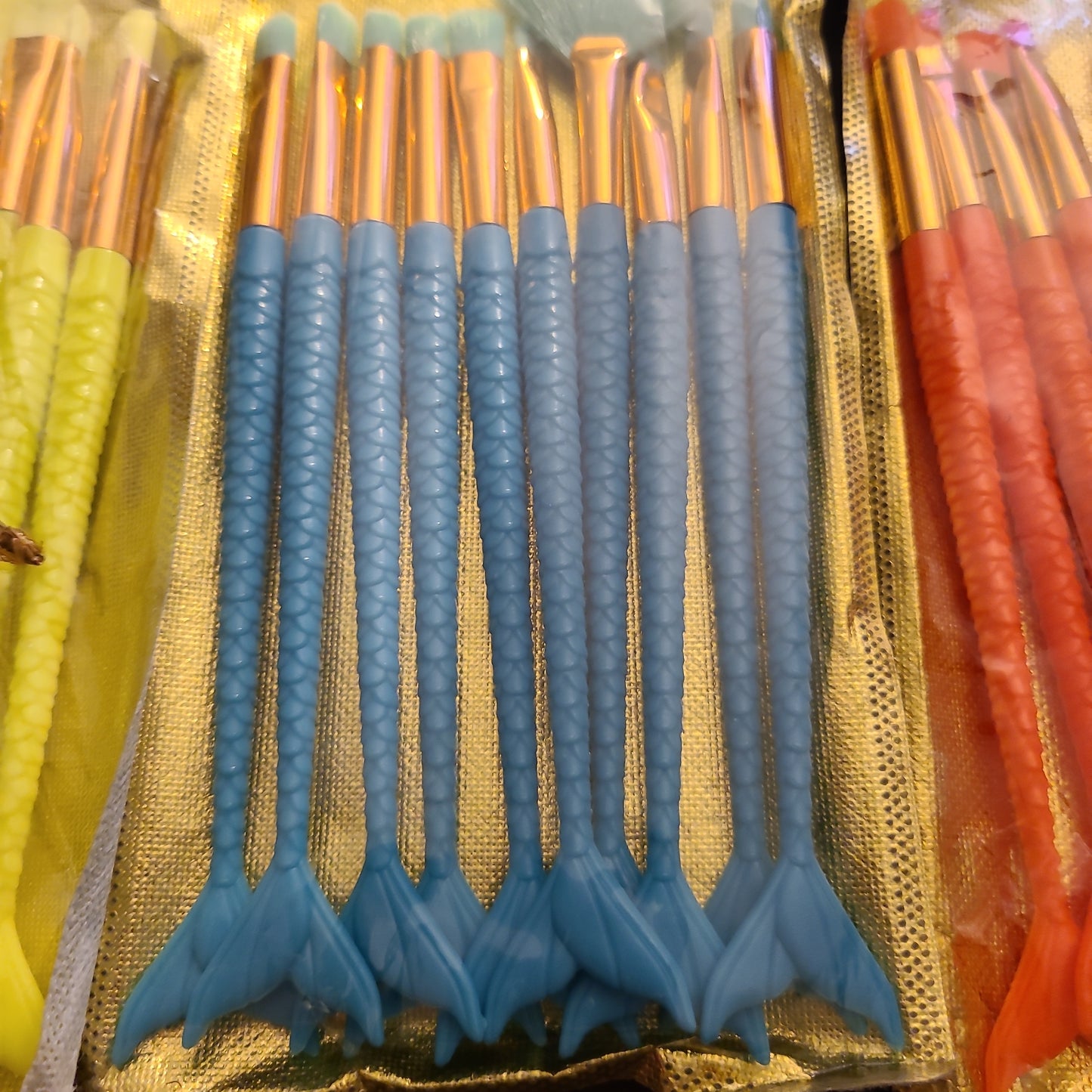 10 set mermaid brush