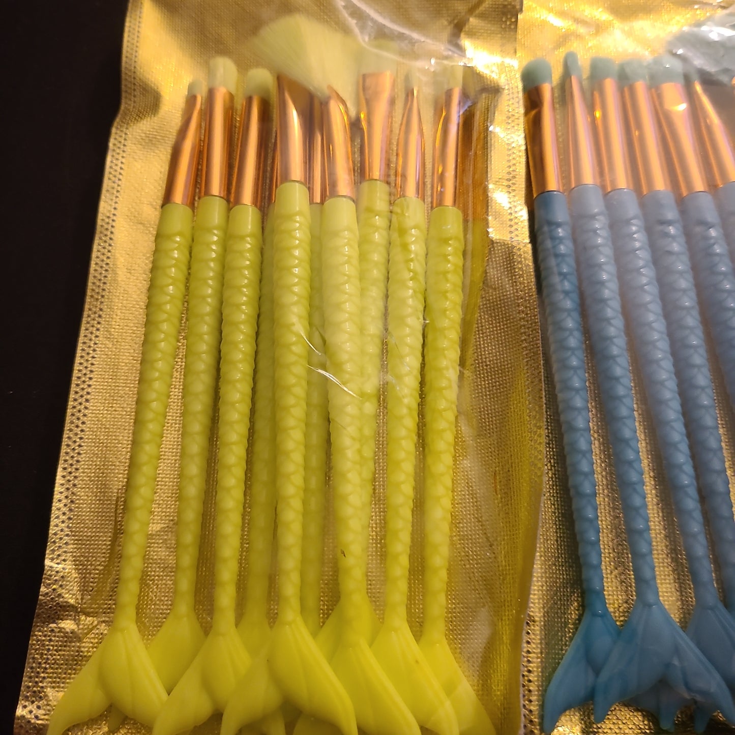 10 set mermaid brush